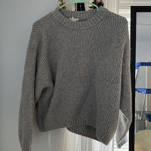 Grey oversized sweater